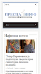 Mobile Screenshot of prespainfo.com